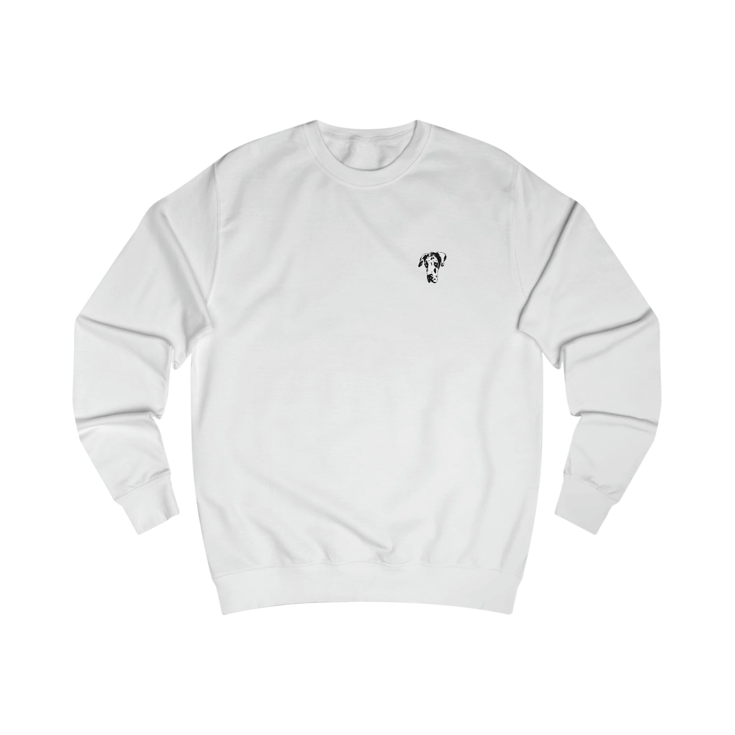 Anxious Great Dane Club White Crewneck