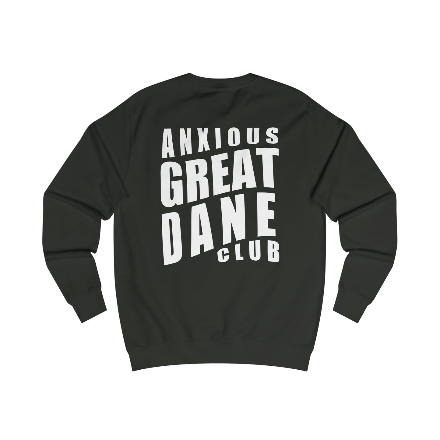 Anxious Great Dane Club Black Crewneck