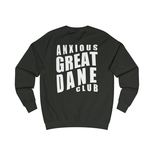 Anxious Great Dane Club Black Crewneck