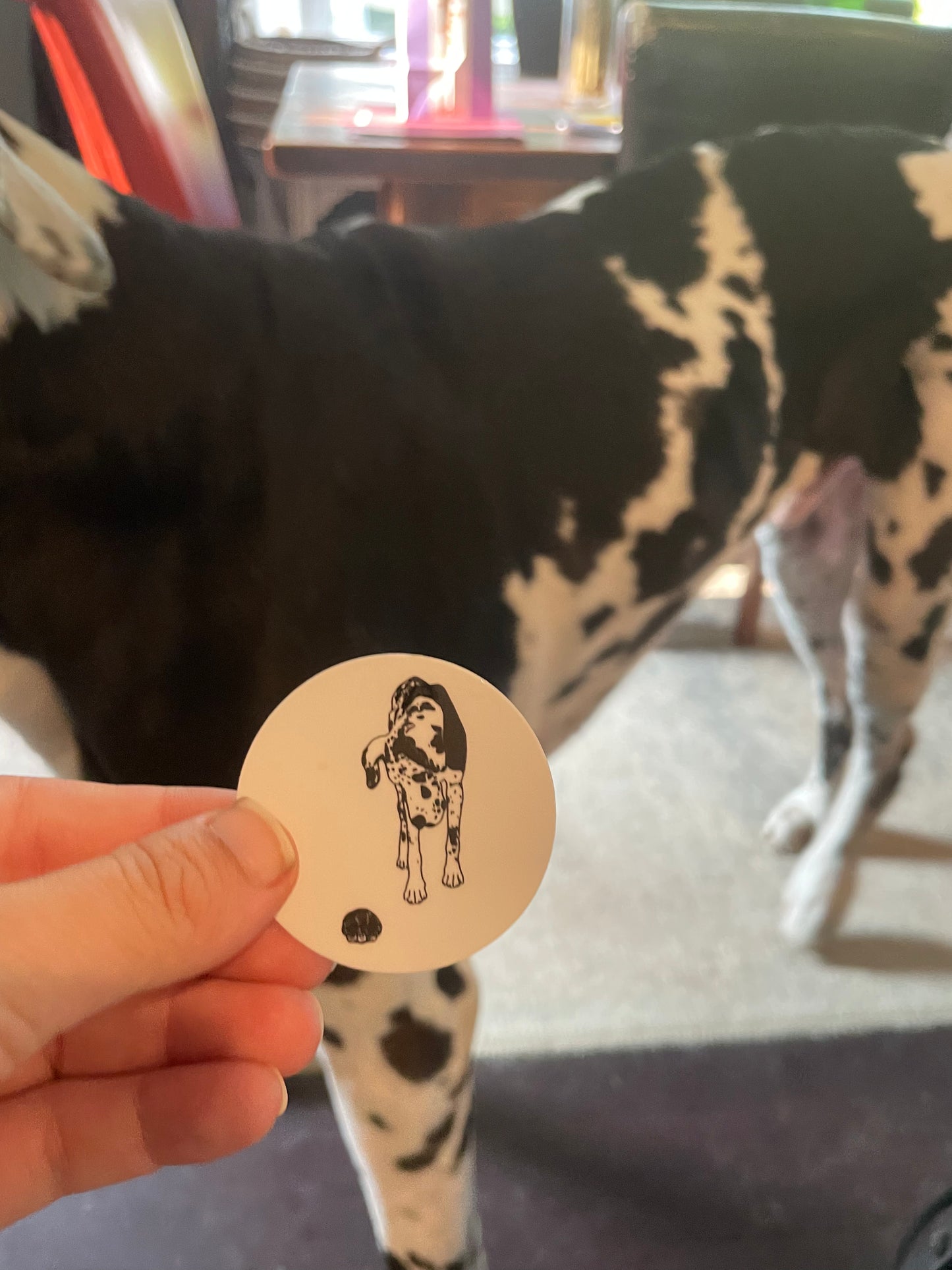 Anxious Great Dane Club Sticker Pack